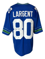 Steve Largent Signed Jersey Inscribed "HOF 95" (JSA) at PristineAuction.com