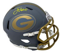 Jordan Love Signed Packers Slate Alternate Speed Mini Helmet (Beckett) at PristineAuction.com