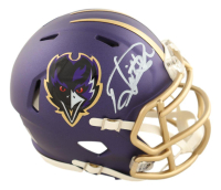 Derrick Henry Signed Ravens Speed Mini Helmet (Beckett) at PristineAuction.com