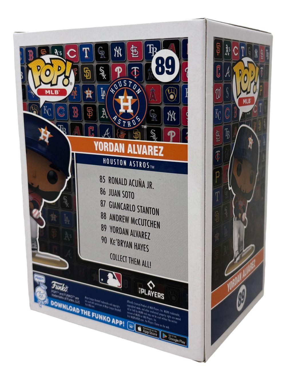 Yordan Alvarez Signed Astros #89 Funko Pop! Vinyl Figure Inscribed "2019 AL ROY" (Beckett) at PristineAuction.com Yordan Alvarez Signed Astros #89 Funko Pop! Vinyl Figure Inscribed "2019 AL ROY" (Beckett) at PristineAuction.com