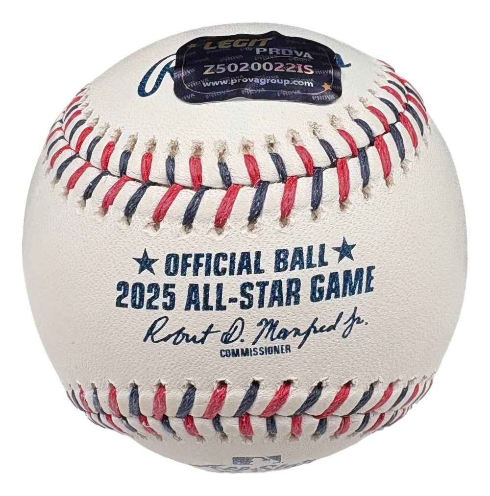 Jacob Misiorowski Signed 2025 All Star Game Baseball (Prova) at PristineAuction.com Jacob Misiorowski Signed 2025 All Star Game Baseball (Prova) at PristineAuction.com