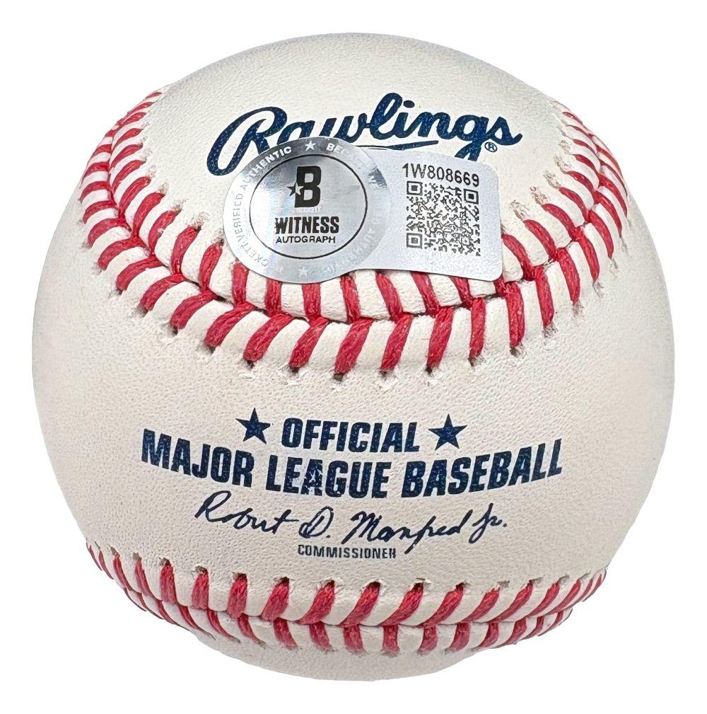 Mason Miller Signed OML Baseball Inscribed "The Reaper" (Beckett) at PristineAuction.com Mason Miller Signed OML Baseball Inscribed "The Reaper" (Beckett) at PristineAuction.com