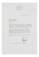 President George H. W. Bush Signed 1980 Typed Letter (PSA | Auto 10) at PristineAuction.com