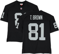 Tim Brown Signed Raiders Mitchell & Ness Authentic Jersey (Fanatics) at PristineAuction.com