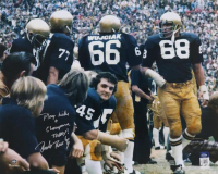 Rudy Ruettiger Signed Notre Dame Fighting Irish 16x20 Photo Inscribed "Play Like A Champion" (Fanatics) at PristineAuction.com