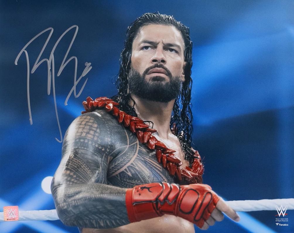 Roman Reigns Signed WWE 16x20 Photo (Fanatics) at PristineAuction.com Roman Reigns Signed WWE 16x20 Photo (Fanatics) at PristineAuction.com