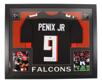 Michael Penix Jr. Signed Custom Framed Jersey Display (Beckett) at PristineAuction.com
