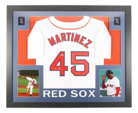 Pedro Martinez Signed Custom Framed Jersey (Beckett) at PristineAuction.com
