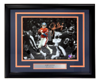 John Elway Signed Broncos Custom Framed Photo (Fanatics) at PristineAuction.com