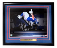 Cam Skattebo Signed Giants Custom Framed Photo (Fanatics) at PristineAuction.com