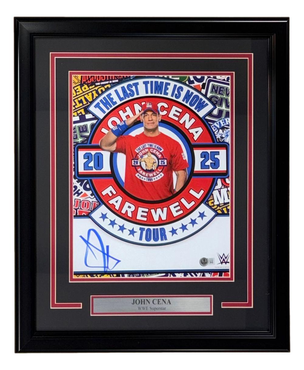 John Cena Signed WWE Custom Framed Photo (Beckett) at PristineAuction.com John Cena Signed WWE Custom Framed Photo (Beckett) at PristineAuction.com