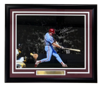 Mike Schmidt Signed Phillies Custom Framed Photo (Beckett) at PristineAuction.com