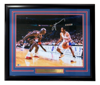 Allen Iverson Signed 76ers Custom Framed Photo (Beckett) at PristineAuction.com