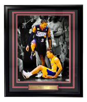 Allen Iverson Signed 76ers Custom Framed Photo (Beckett) at PristineAuction.com