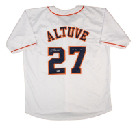 Jose Altuve Signed Jersey Inscribed "17 AL MVP" (Beckett) at PristineAuction.com