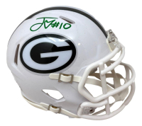 Jordan Love Signed Packers Speed Mini Helmet (JSA) at PristineAuction.com