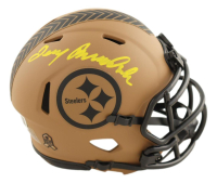 Terry Bradshaw Signed Steelers Salute To Service Alternate Speed Mini Helmet (Beckett) at PristineAuction.com