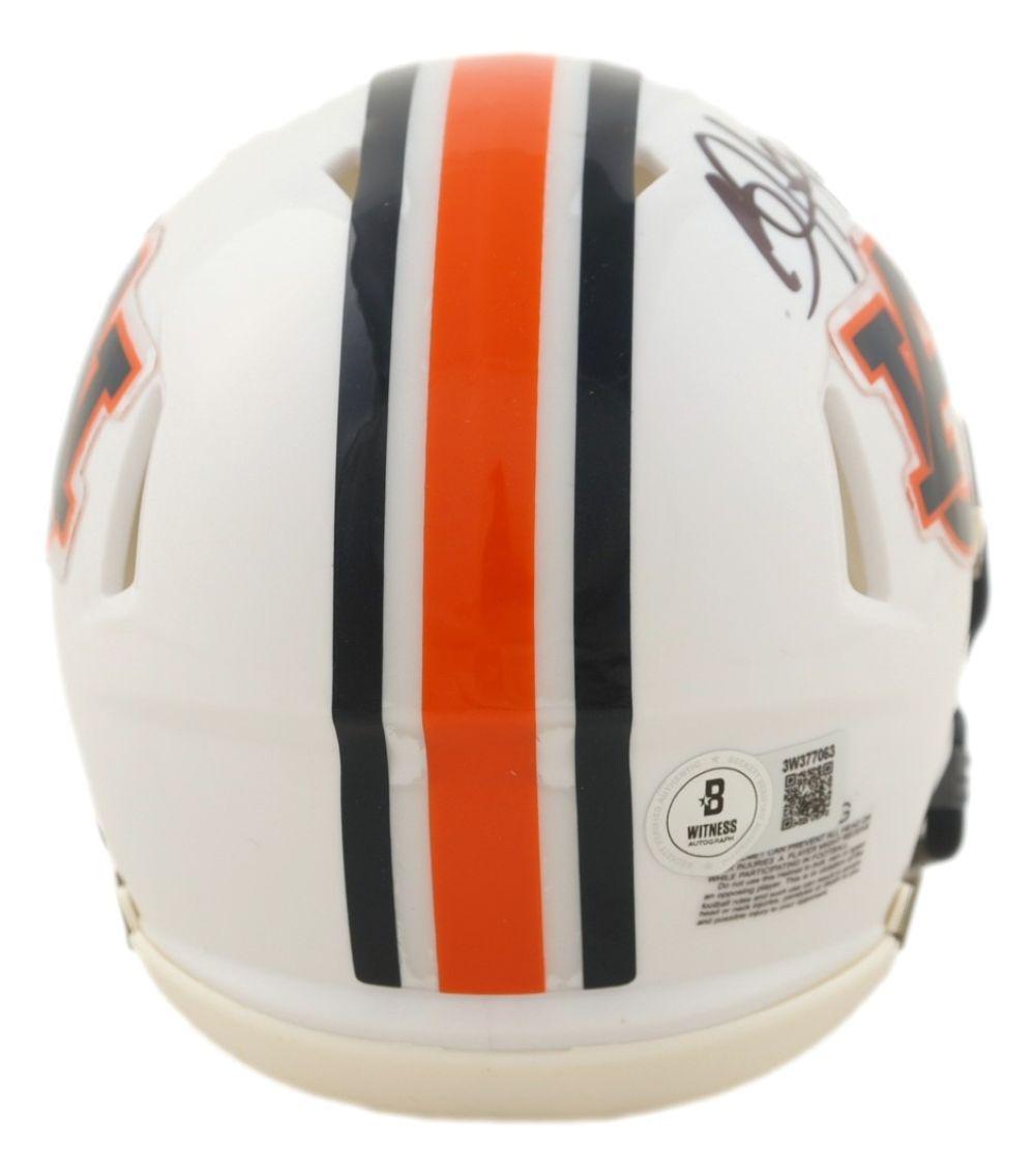Bo Jackson Signed Auburn Tigers Speed Mini Helmet (Beckett) at PristineAuction.com Bo Jackson Signed Auburn Tigers Speed Mini Helmet (Beckett) at PristineAuction.com