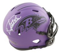 Derrick Henry Signed Ravens Rave Alternate Speed Mini Helmet (Beckett) at PristineAuction.com