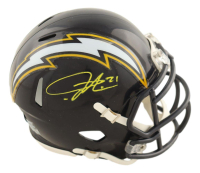 LaDainian Tomlinson Signed Chargers Speed Mini Helmet (Beckett) at PristineAuction.com