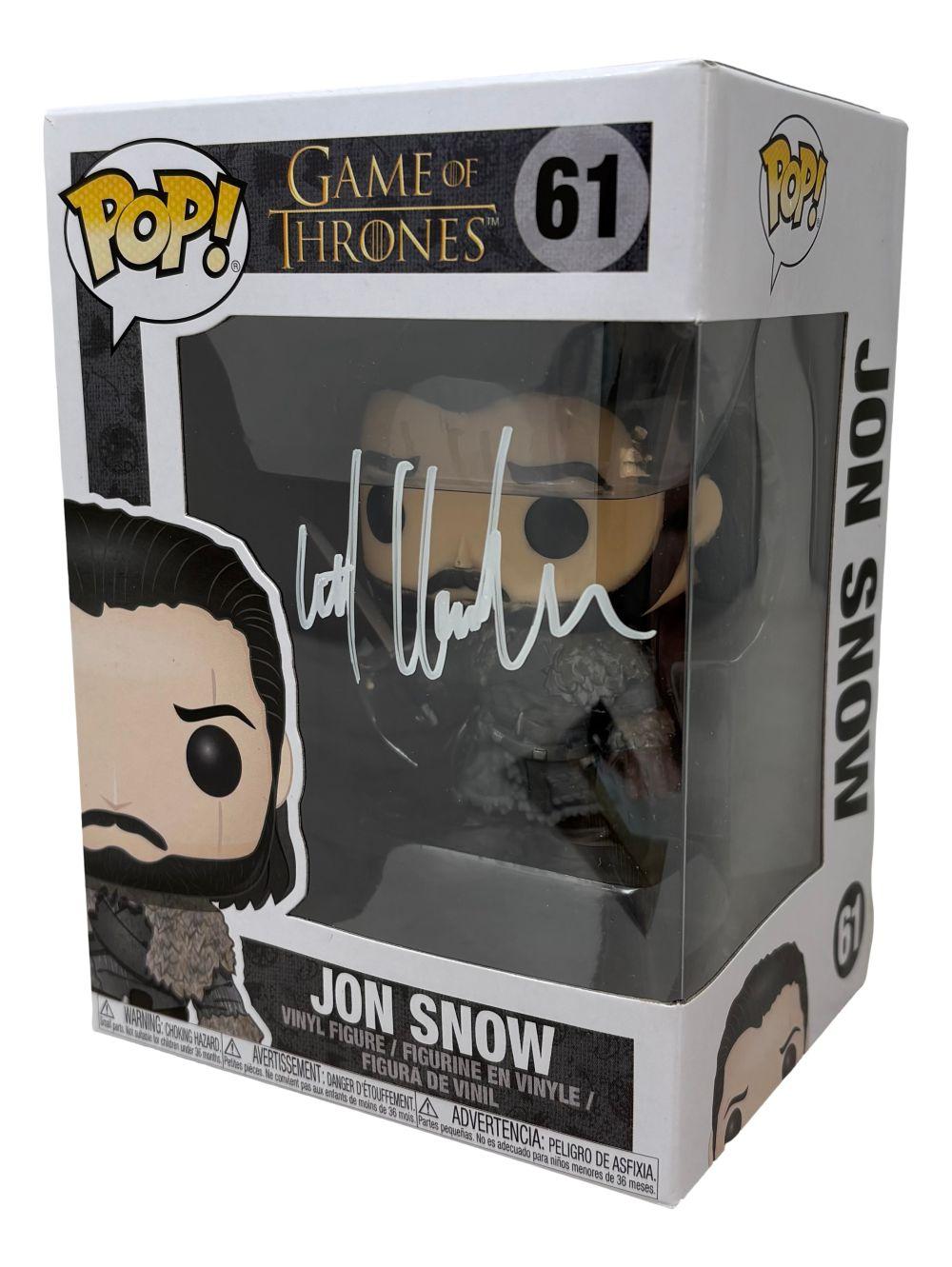 Kit Harrington Signed "Game Of Thrones" #61 Jon Snow Funko Pop! Vinyl Figure (Radke) at PristineAuction.com Kit Harrington Signed "Game Of Thrones" #61 Jon Snow Funko Pop! Vinyl Figure (Radke) at PristineAuction.com