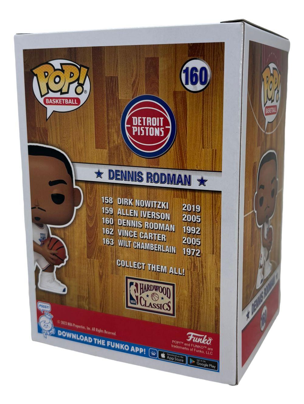 Dennis Rodman Signed "NBA All-Star" #160 Funko Pop! Vinyl Figure (Schwartz) at PristineAuction.com Dennis Rodman Signed "NBA All-Star" #160 Funko Pop! Vinyl Figure (Schwartz) at PristineAuction.com