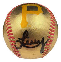 Livvy Dunne Signed OML Pirates Gold Logo Baseball (Beckett) at PristineAuction.com