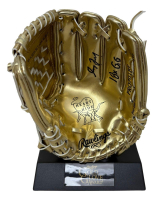 Greg Maddux Signed Mini Gold Glove Inscribed "18x GG" (PSA) at PristineAuction.com