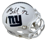 Michael Strahan Signed Giants Salute To Service Alternate Speed Mini Helmet (Beckett) at PristineAuction.com