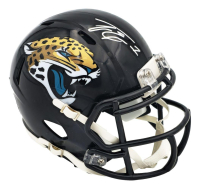 Travis Etienne Jr. Signed Jaguars Speed Mini Helmet (Beckett) at PristineAuction.com
