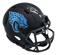 Travis Etienne Jr. Signed Jaguars Eclipse Alternate Speed Mini Helmet (Beckett) at PristineAuction.com