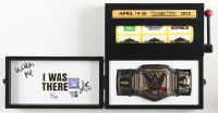 Liv Morgan Signed LE 2025 WrestleMania Mini Slot Machine Belt Case Inscribed "Watch Me" (Fanatics) at PristineAuction.com