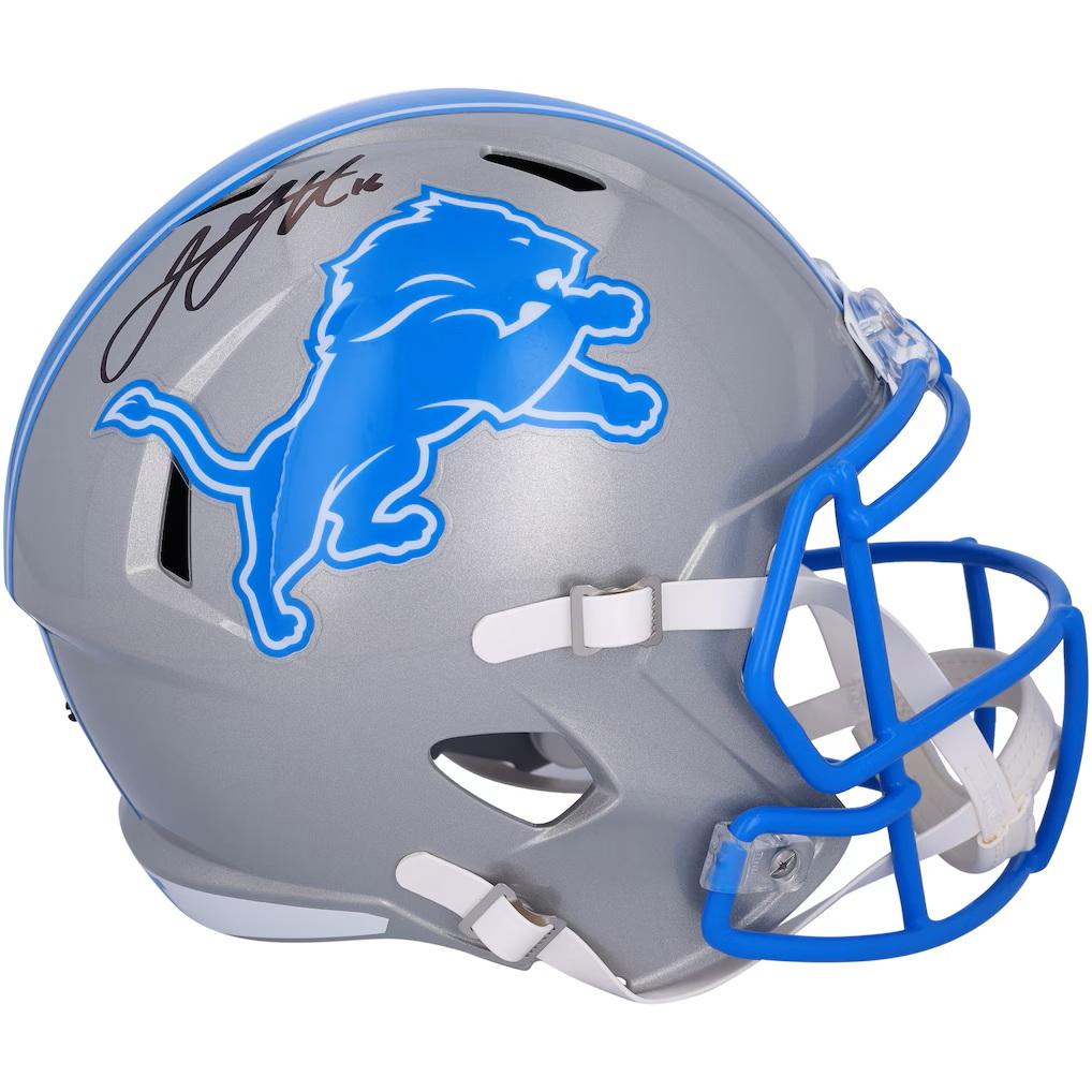 Jared Goff Signed Lions Full-Size Speed Helmet (Fanatics) at PristineAuction.com Jared Goff Signed Lions Full-Size Speed Helmet (Fanatics) at PristineAuction.com