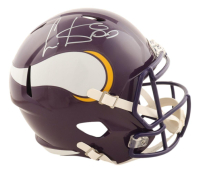 Cris Carter Signed Vikings Full-Size Speed Helmet (Schwartz) at PristineAuction.com