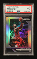 LeBron James 2018-19 Panini Prizm Prizms Silver #6 (PSA 9) at PristineAuction.com