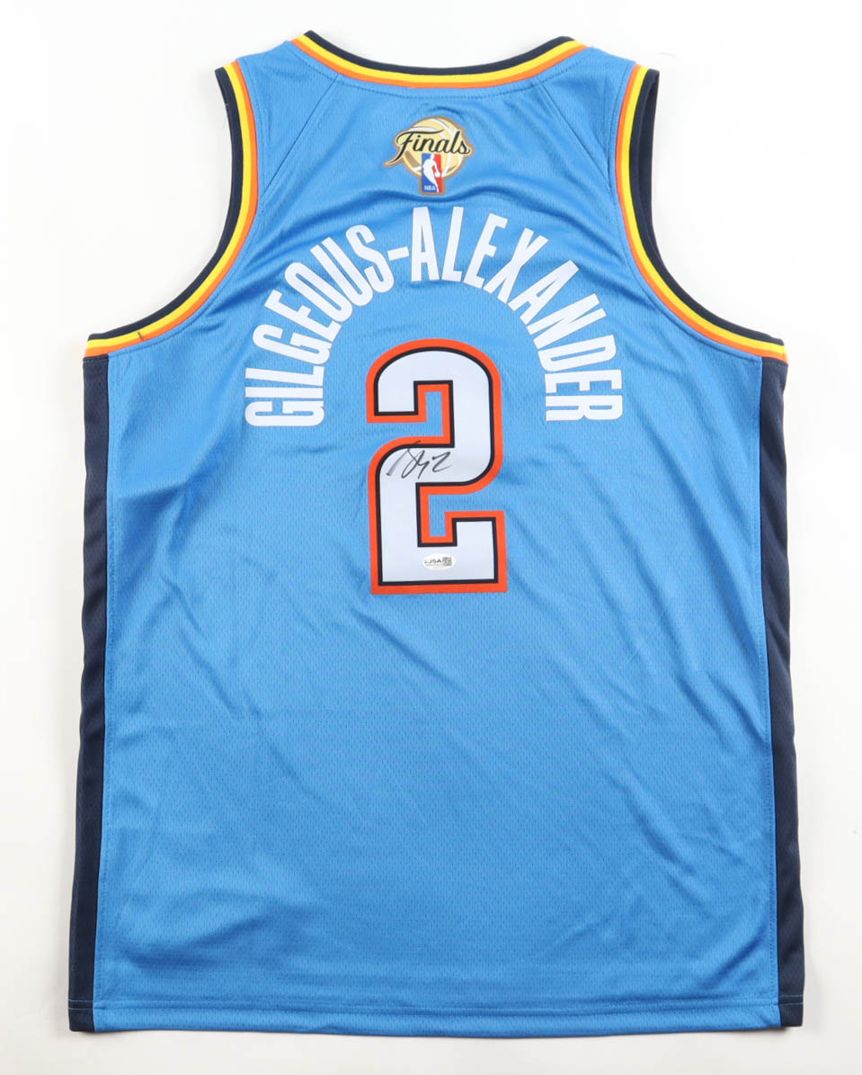 Shai Gilgeous-Alexander Signed Thunder Nike Authentic Jersey (JSA) at PristineAuction.com Shai Gilgeous-Alexander Signed Thunder Nike Authentic Jersey (JSA) at PristineAuction.com