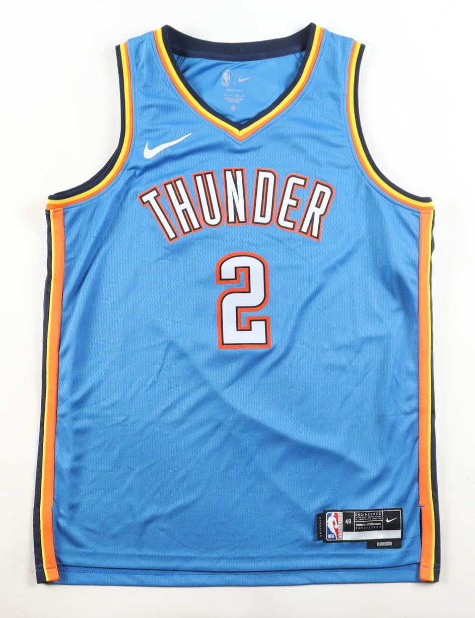 Shai Gilgeous-Alexander Signed Thunder Nike Authentic Jersey (JSA) at PristineAuction.com Shai Gilgeous-Alexander Signed Thunder Nike Authentic Jersey (JSA) at PristineAuction.com