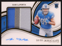 Sam LaPorta 2023 Immaculate Collection Premium Rookie Patch Autographs #21 #58/99 RC at PristineAuction.com