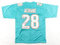 De'Von Achane Signed Jersey Inscribed "Phins Up!" (Beckett) at PristineAuction.com