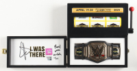 John Cena Signed LE 2025 WrestleMania Mini Slot Machine Belt Case Inscribed "Final WM Match" (Fanatics) at PristineAuction.com