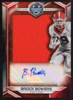 Brock Bowers 2023 Bowman's Best University Prospect Jumbo Relic Autographs #JRABB RC at PristineAuction.com