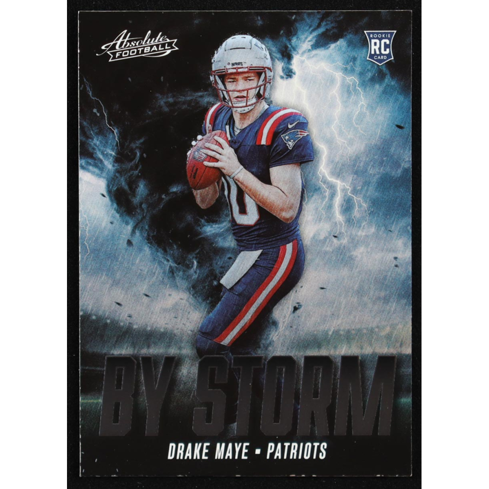 Drake Maye 2024 Absolute By Storm #3 RC at PristineAuction.com