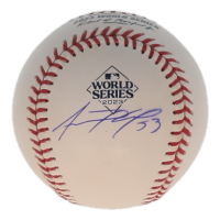 Adolis Garcia Signed 2023 World Series Baseball (Beckett) at PristineAuction.com