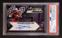 Tetairoa McMillan 2024 Leaf Eclectic Flash Forward Purple Sparkles Auto #FF-TMM RC #4/6 (PSA 9) at PristineAuction.com