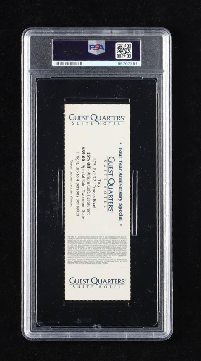 Larry Bird Signed NBA Playoffs Original Game Ticket (PSA Auto 10) at PristineAuction.com Larry Bird Signed NBA Playoffs Original Game Ticket (PSA Auto 10) at PristineAuction.com