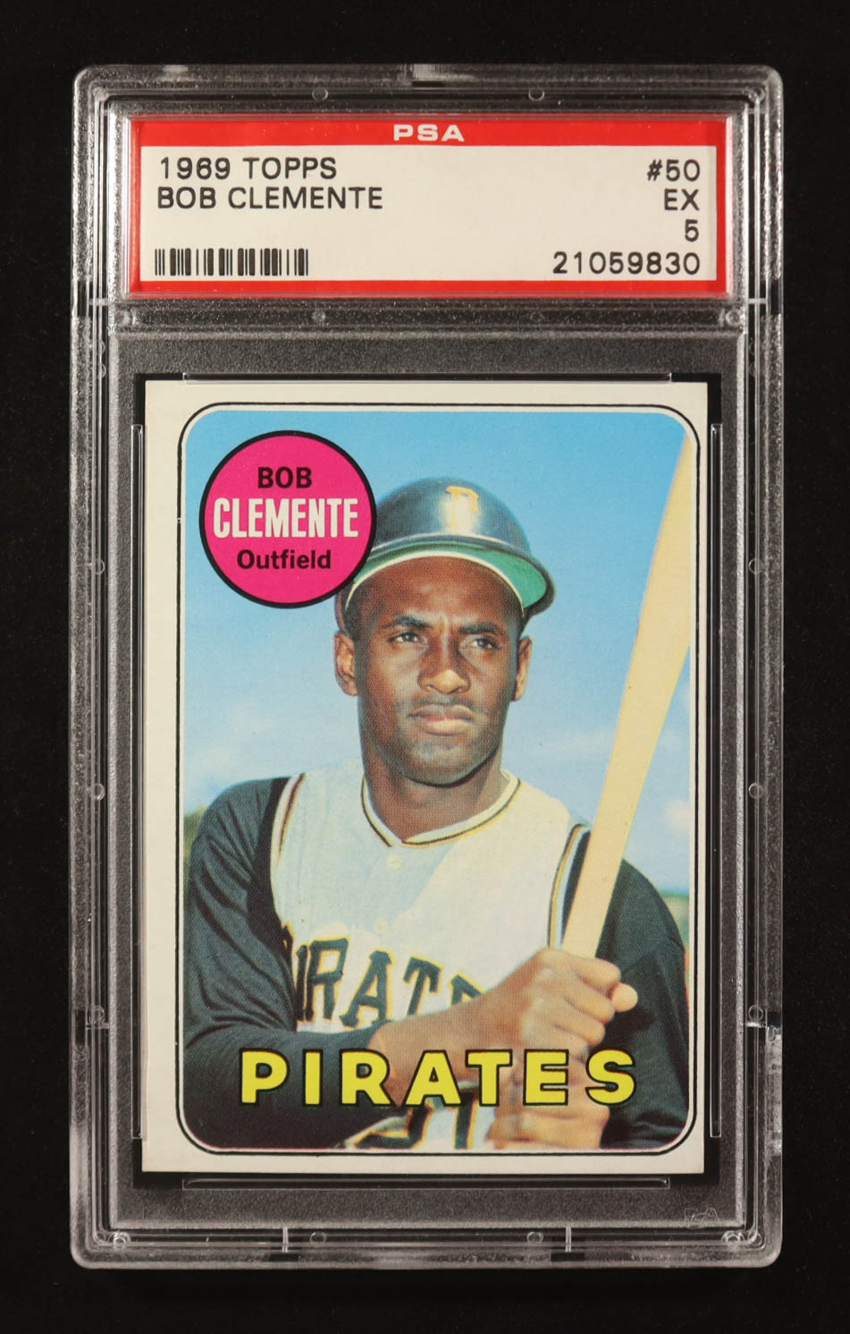 Roberto Clemente 1969 Topps #50 (PSA 5) at PristineAuction.com Roberto Clemente 1969 Topps #50 (PSA 5) at PristineAuction.com
