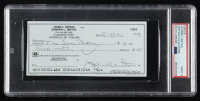 Johnny Unitas Signed 2001 Personal Check (PSA | Autograph Graded 9) at PristineAuction.com