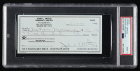 Johnny Unitas Signed 1999 Personal Check (PSA | Auto Grade 9) at PristineAuction.com