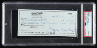 Johnny Unitas Signed 2001 Personal Check (PSA | Auto Grade 9) at PristineAuction.com