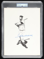 Ted Williams Signed 8.5x11 Art Print (PSA | Autograph Graded PSA 9) at PristineAuction.com